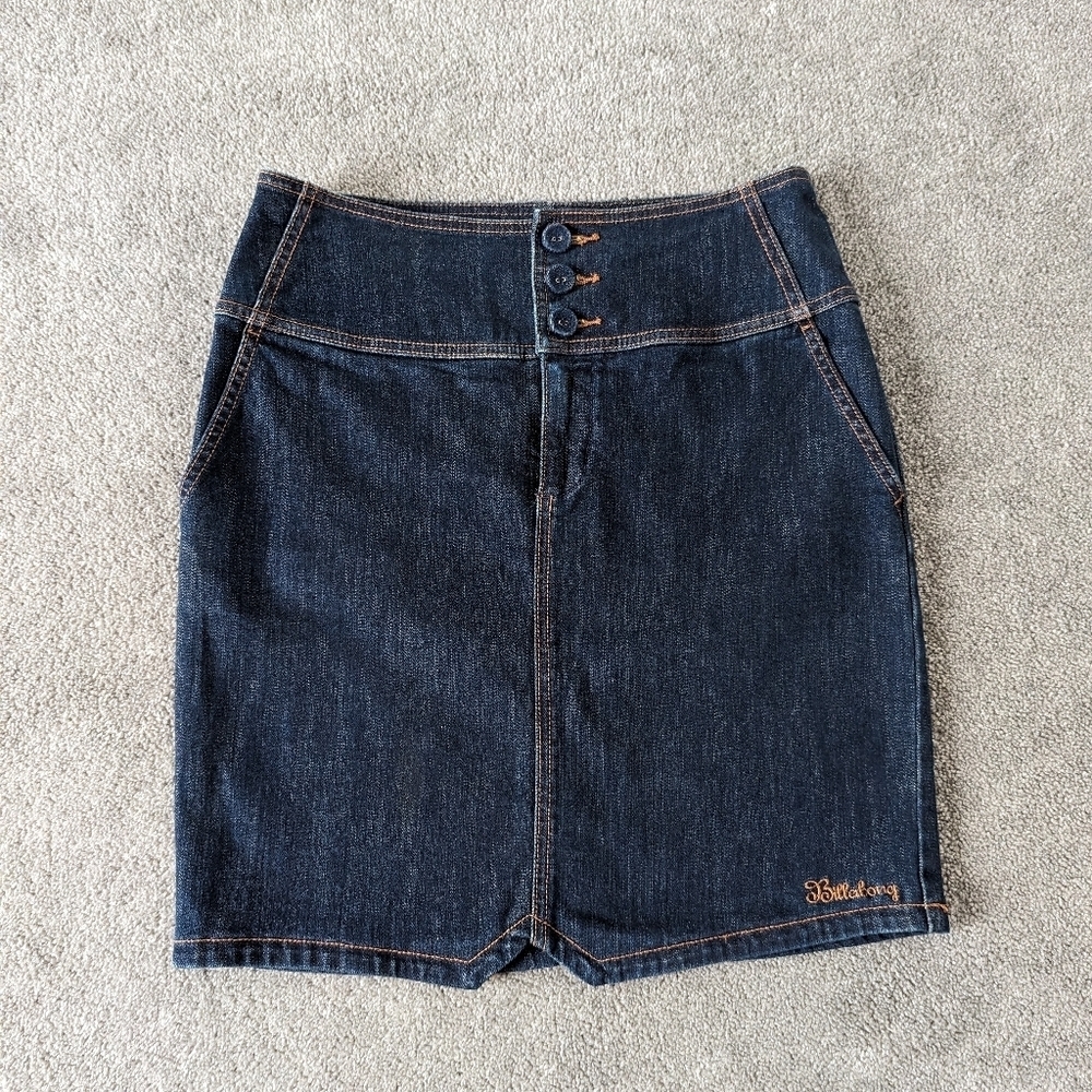 Billabong Women's Denim Skirt Size 10
